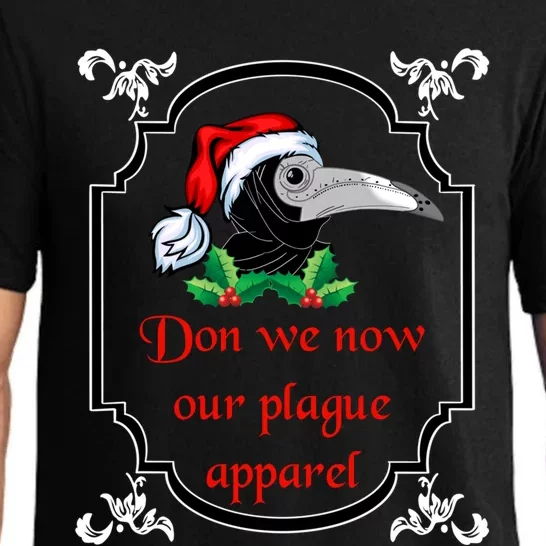 Christmas Plague Doctor Mask Don We Now Our Plague Great Gift Pajama Set