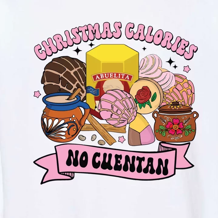 Christmas Pan Dulce Mexican Christmas Garment-Dyed Sweatshirt