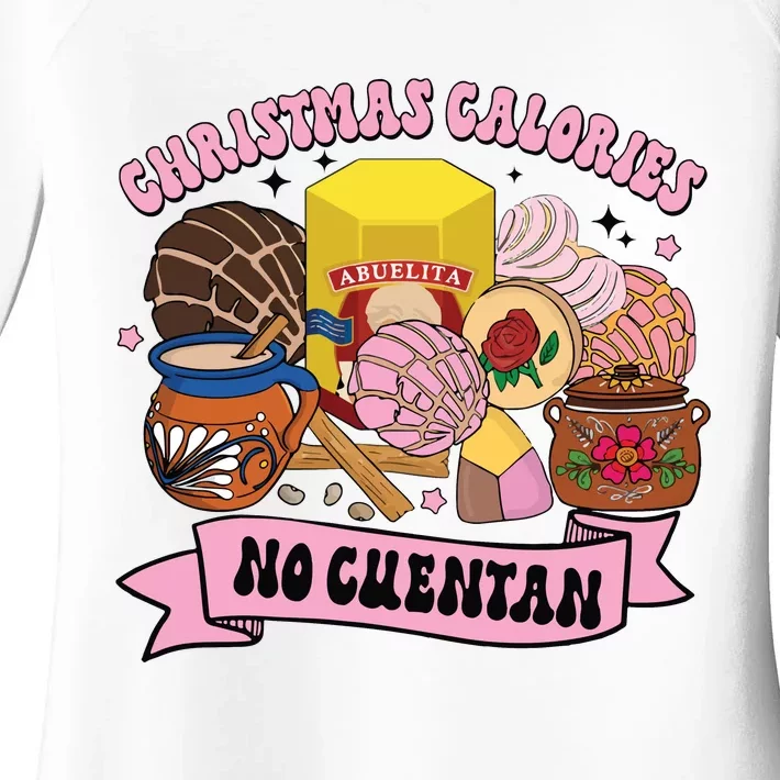 Christmas Pan Dulce Mexican Christmas Women's Perfect Tri Tunic Long Sleeve Shirt