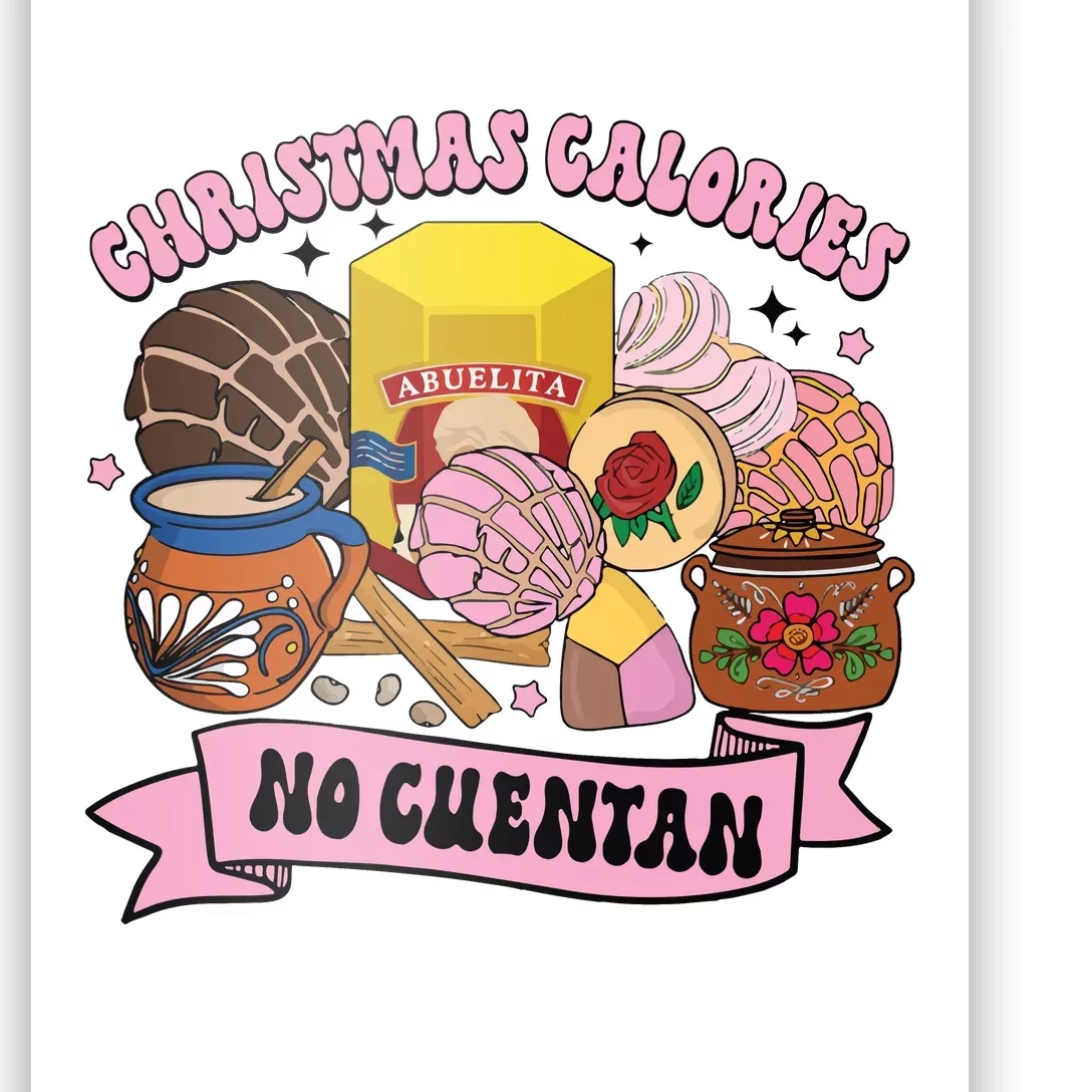 Christmas Pan Dulce Mexican Christmas Poster