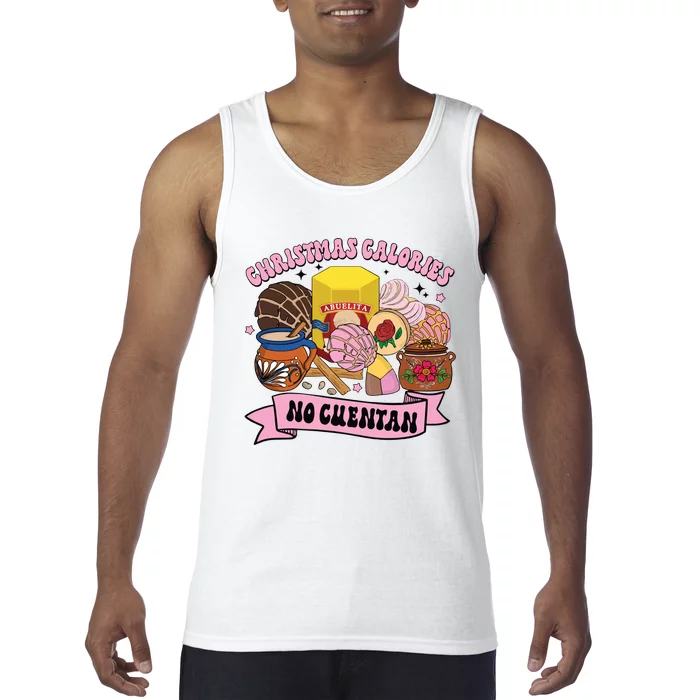 Christmas Pan Dulce Mexican Christmas Tank Top