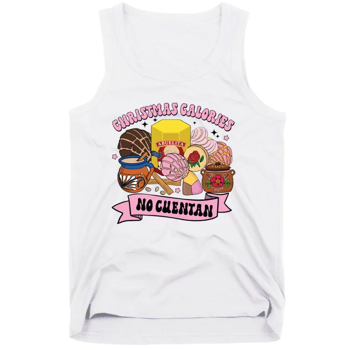 Christmas Pan Dulce Mexican Christmas Tank Top