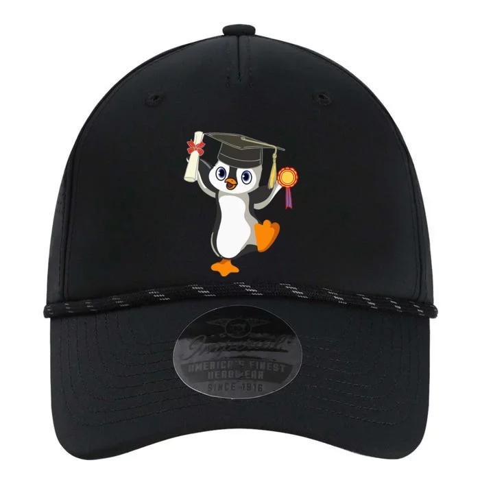 Cute Penguin Dancing Graduation Cap Certificate Fun Graduate Performance The Dyno Cap