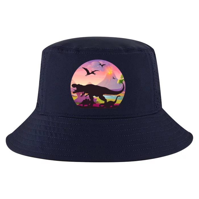 Cool Prehistoric Dinosaur Land Cool Comfort Performance Bucket Hat