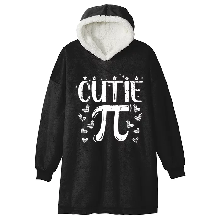 Cutie Pi Day Math Lover Gift Hooded Wearable Blanket