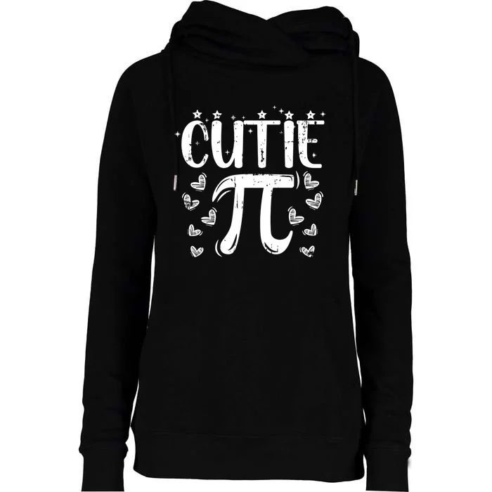 Cutie Pi Day Math Lover Gift Womens Funnel Neck Pullover Hood