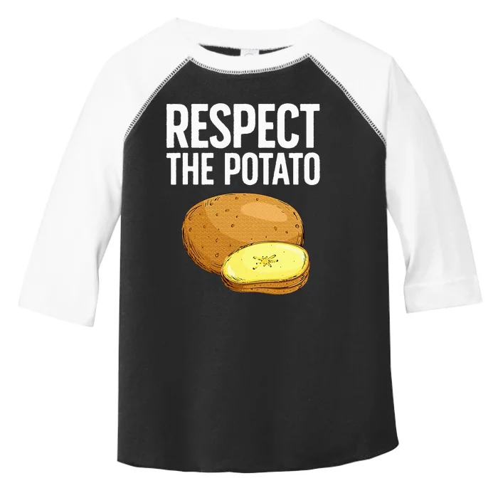 Cool Potato Design For Vegetable Potato Lover Toddler Fine Jersey T-Shirt