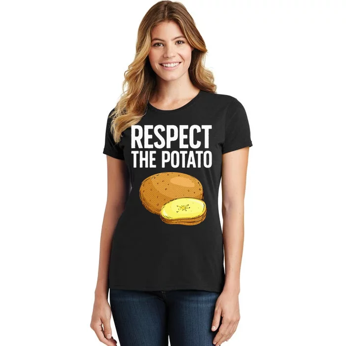 Cool Potato Design For Vegetable Potato Lover Women's T-Shirt