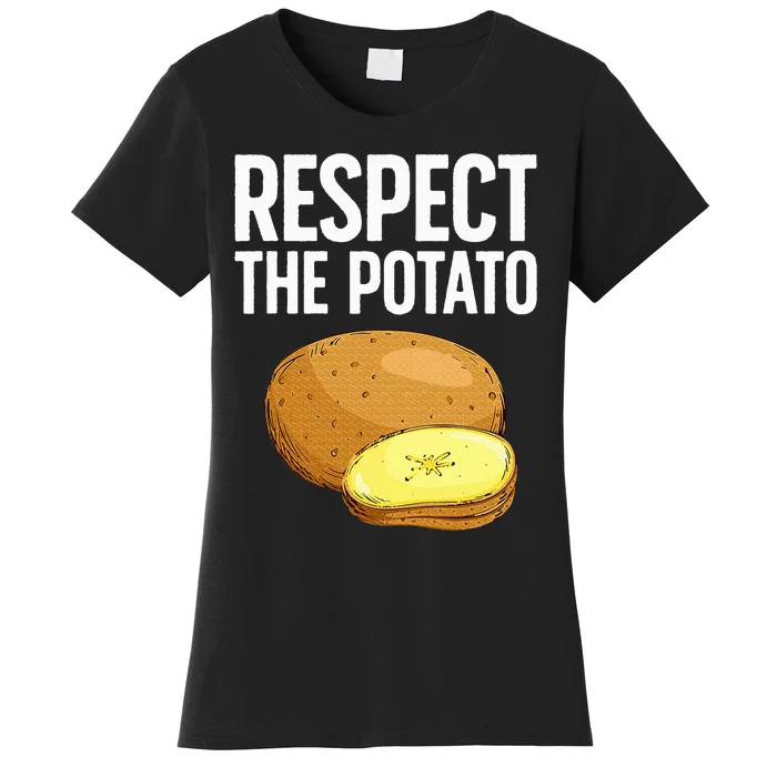 Cool Potato Design For Vegetable Potato Lover Women's T-Shirt