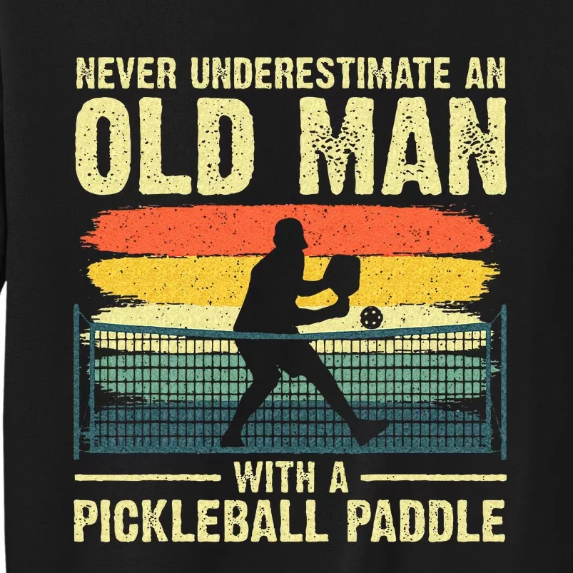 Cool Pickleball Design For Grandpa Pickleball Player Sweatshirt