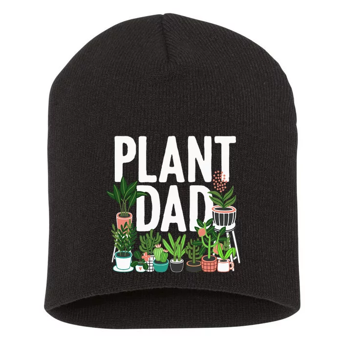 Cool Plant Design For Men Dad Gardener Garden Plant Lover Short Acrylic Beanie