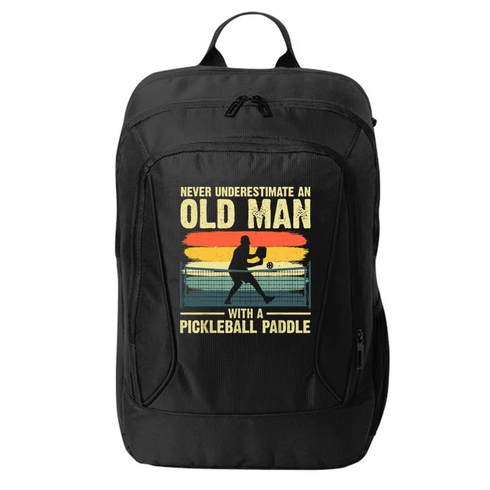 Cool Pickleball Design For Grandpa Pickleball Player City Backpack