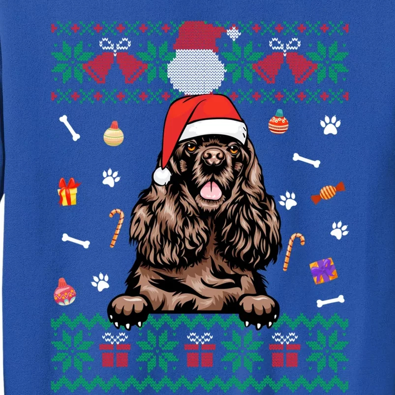 Cute Poodle Dog Ugly Christmas Sweater Santa Hat Xmas Gift Sweatshirt