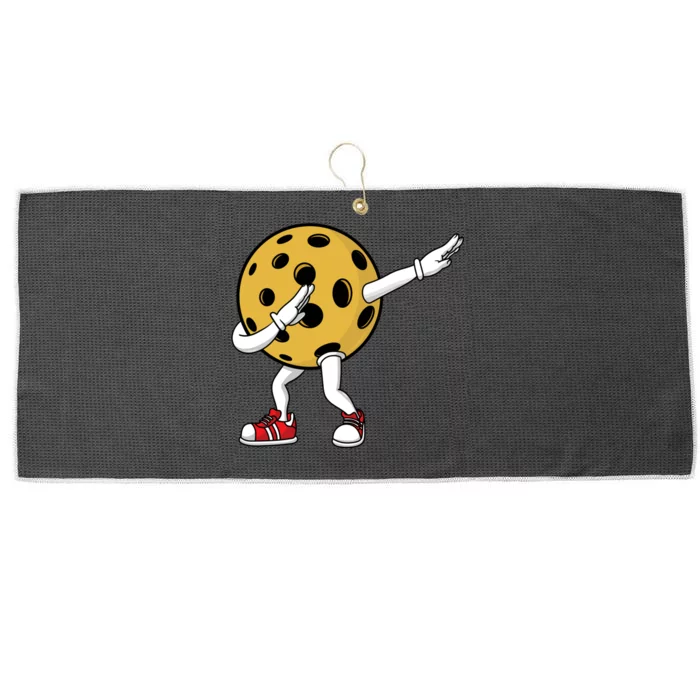 Cute Pickleball Design Large Microfiber Waffle Golf Towel