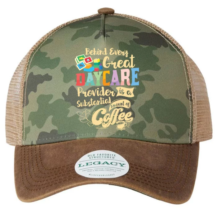 Childcare Provider Daycare Teacher Coffee Lover Drinker Legacy Tie Dye Trucker Hat