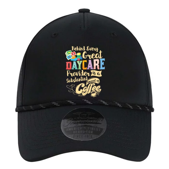 Childcare Provider Daycare Teacher Coffee Lover Drinker Performance The Dyno Cap