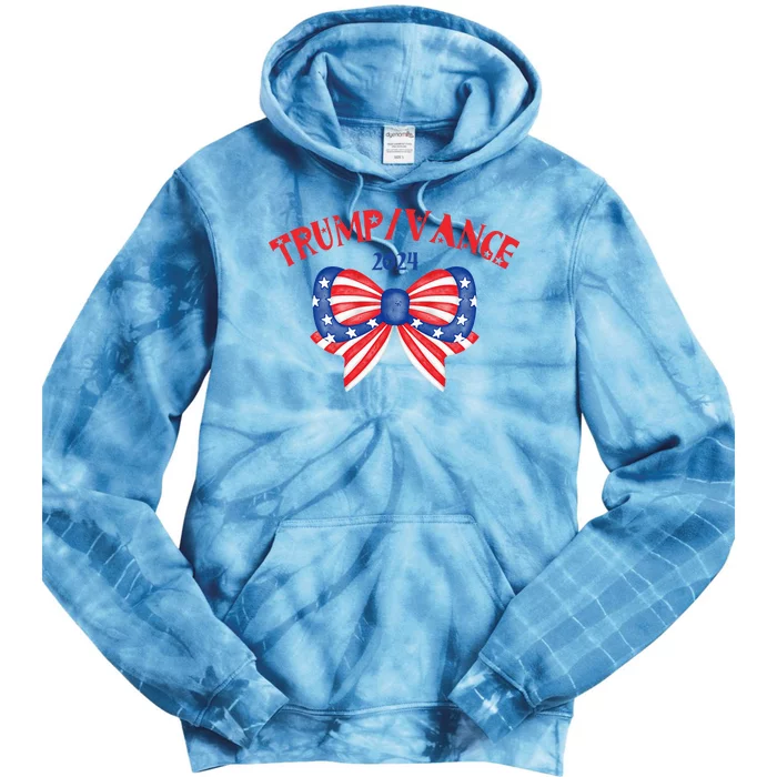 Coquette President Donald Trump & Jd Vance 2024 Usa Tie Dye Hoodie