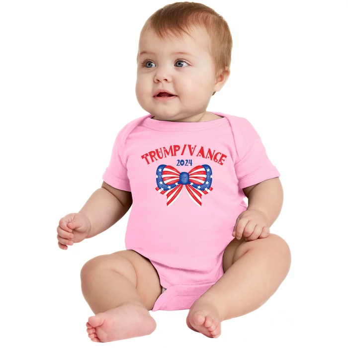 Coquette President Donald Trump & Jd Vance 2024 Usa Baby Bodysuit