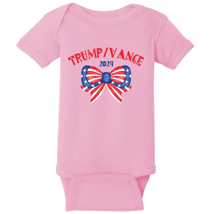 Coquette President Donald Trump & Jd Vance 2024 Usa Baby Bodysuit