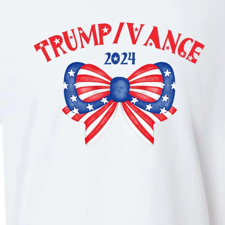 Coquette President Donald Trump & Jd Vance 2024 Usa Sueded Cloud Jersey T-Shirt