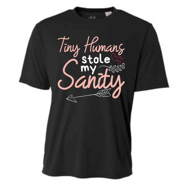 Childcare Provider Daycare Teacher Stole My Sanity Cooling Performance Crew T-Shirt