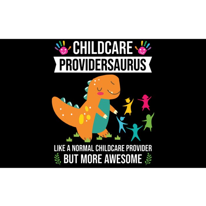 Childcare Providersaurus Dinosaur Childcare Provider Daycare Bumper Sticker