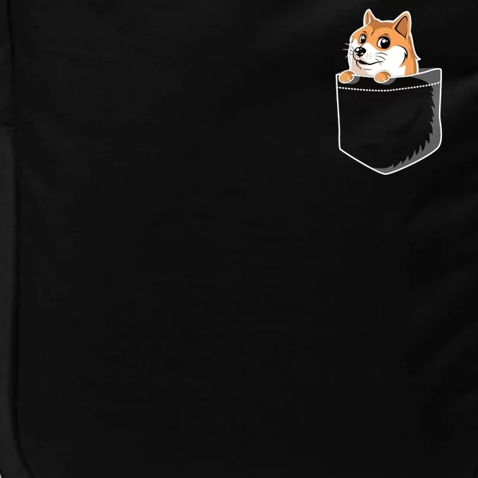 Cute Pocket Dog Design Impact Tech Backpack