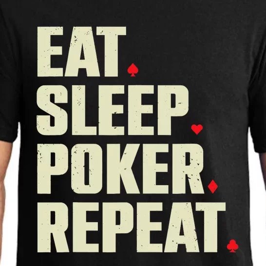 Cute Poker Design Casino Gambling Poker Player Pajama Set