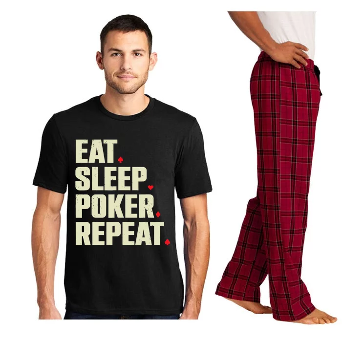 Cute Poker Design Casino Gambling Poker Player Pajama Set