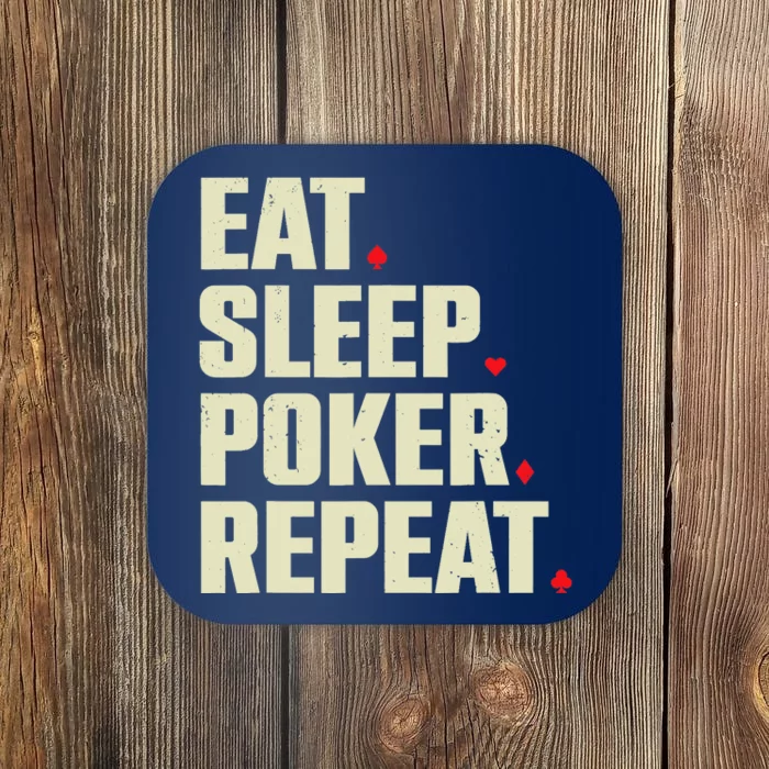 Cute Poker Design Casino Gambling Poker Player Coaster