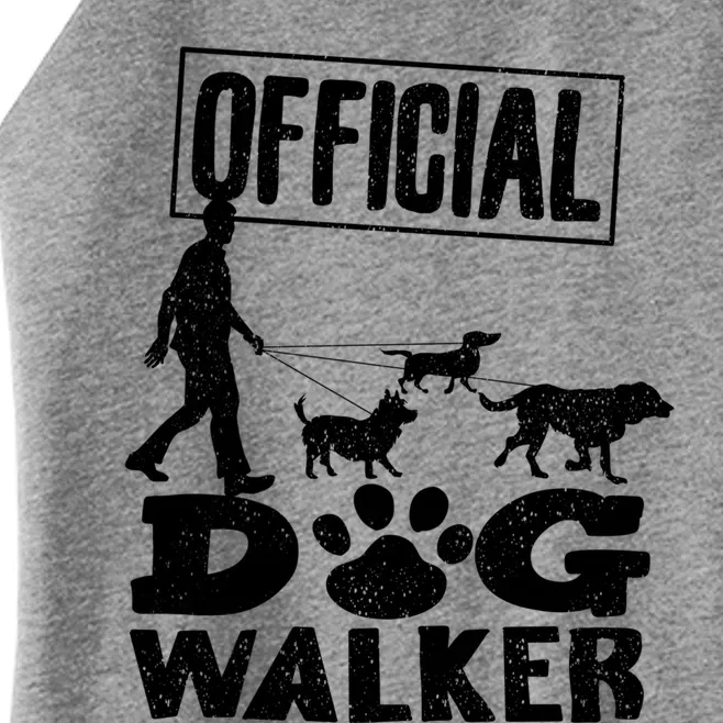 Cute Professional Dog Walker Funny Pet Lover Gift Funny Gift Women’s Perfect Tri Rocker Tank