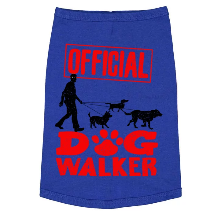 Cute Professional Dog Walker Funny Pet Lover Gift Doggie Tank