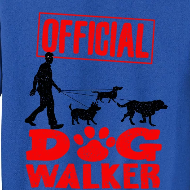 Cute Professional Dog Walker Funny Pet Lover Gift Sweatshirt