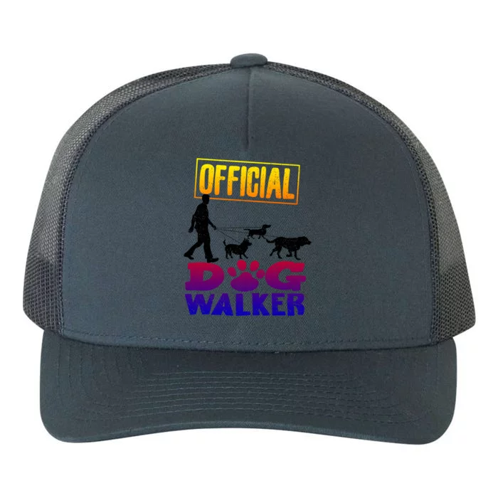 Cute Professional Dog Walker Funny Pet Lover Gift Yupoong Adult 5-Panel Trucker Hat