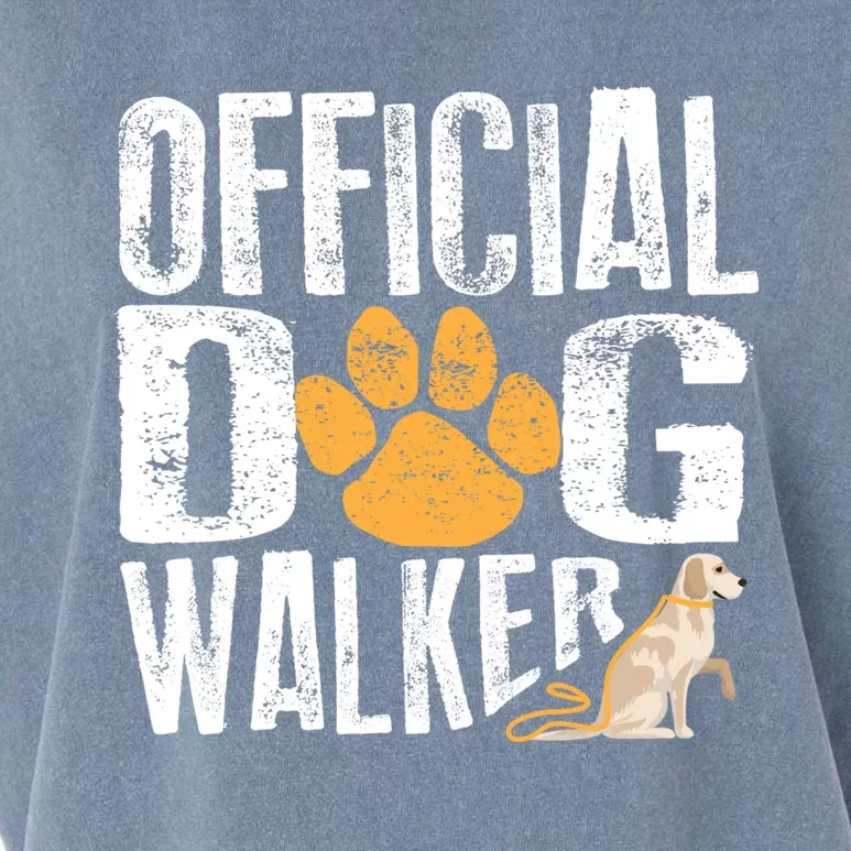 Cute Professional Dog Walker Funny Pet Lover Gift Cool Gift Garment-Dyed Women's Muscle Tee