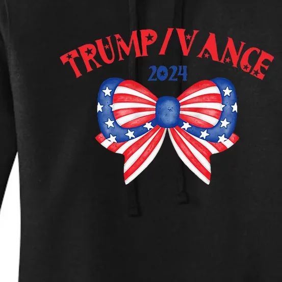 Coquette President Donald Trump & Jd Vance 2024 Usa Women's Pullover Hoodie