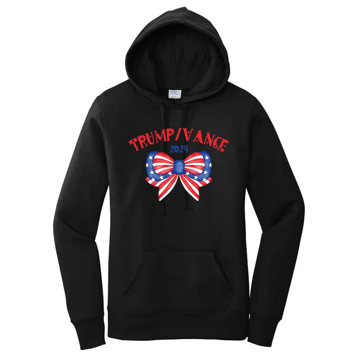 Coquette President Donald Trump & Jd Vance 2024 Usa Women's Pullover Hoodie