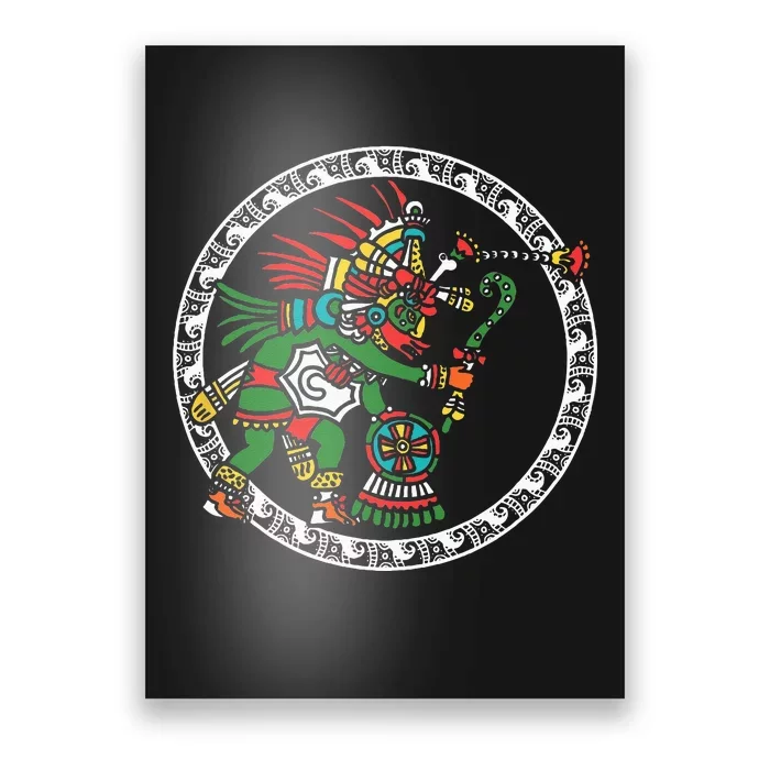 Civilization People Ethnic Aztec Symbol Art Ancient Gift Poster