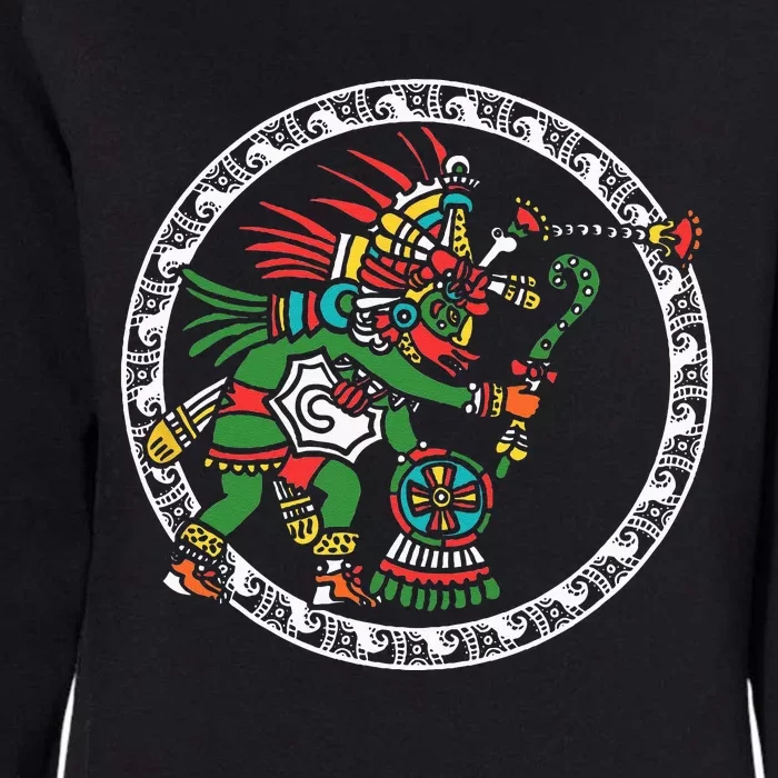 Civilization People Ethnic Aztec Symbol Art Ancient Gift Womens California Wash Sweatshirt