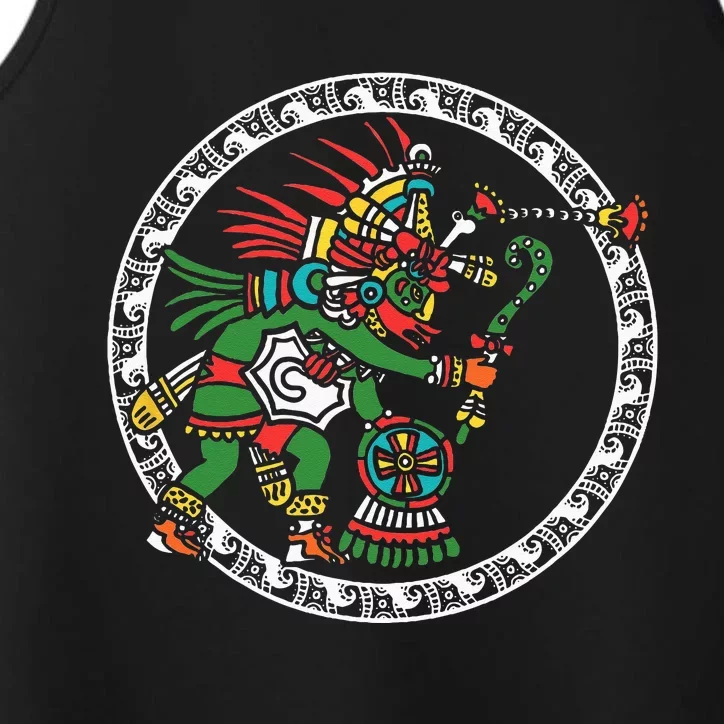 Civilization People Ethnic Aztec Symbol Art Ancient Gift Performance Tank