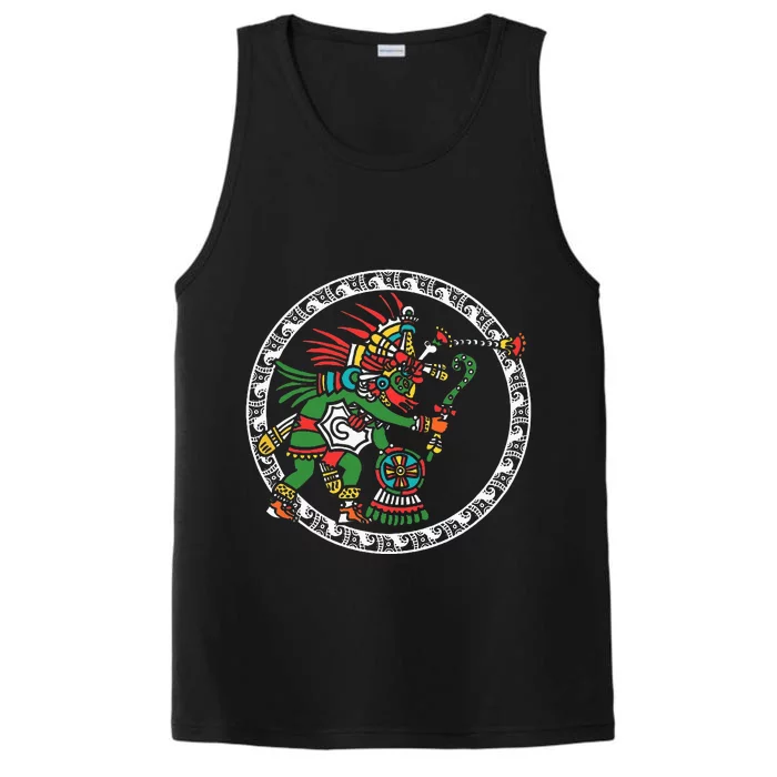 Civilization People Ethnic Aztec Symbol Art Ancient Gift Performance Tank