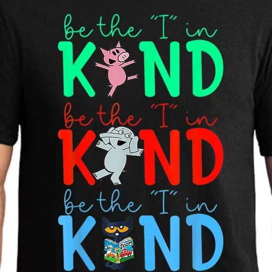 Cute Piggie Elephant Cat Motivational Kindness Quote Pajama Set