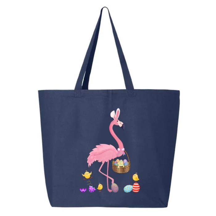 Cool Pretty Easter Gift Flamingo With Easter Basket Gift 25L Jumbo Tote