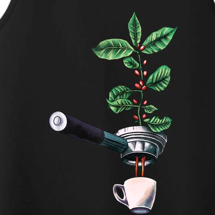 Coffee Plant Espresso Barista Performance Tank