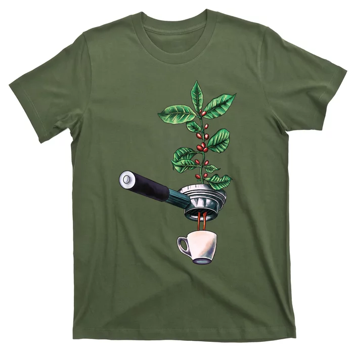 Coffee Plant Espresso Barista T-Shirt