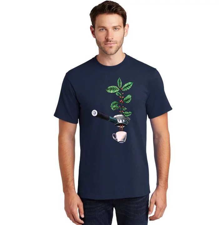 Coffee Plant Espresso Barista Tall T-Shirt