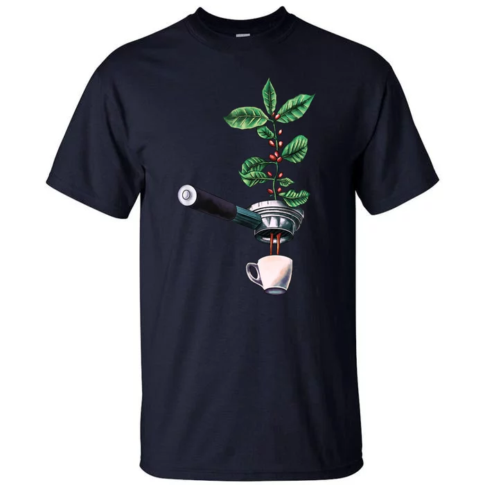 Coffee Plant Espresso Barista Tall T-Shirt