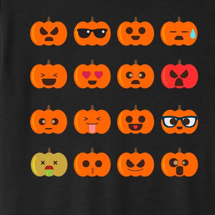 Cute Pumpkin Emoji ChromaSoft Performance T-Shirt