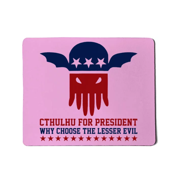 Cthulhufor President Election 2024 Cosmic Horror Mousepad