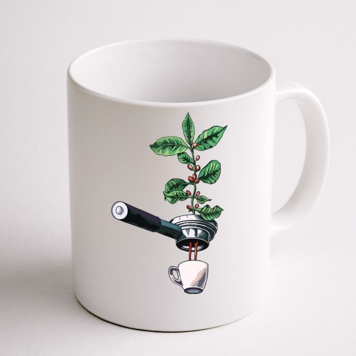 Coffee Plant Espresso Barista Front & Back Coffee Mug